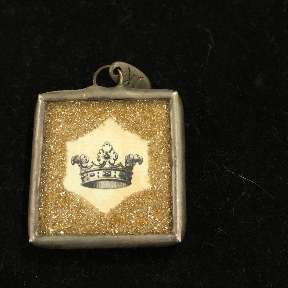 This is the Life glitter charm